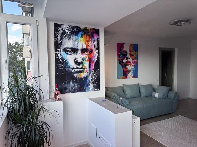Apartament cu 2 camere semidecomandat, mobilat în Barbu Văcărescu