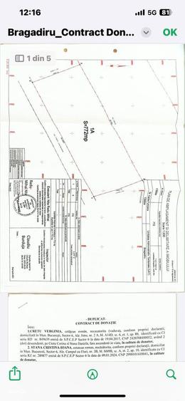 Teren de 775 mp, în Central