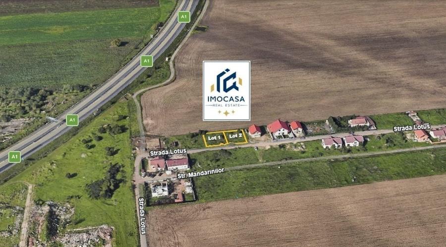 Teren Construcții intravilan de 446 mp, în Bujac