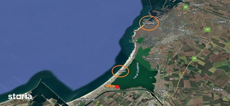 Teren de 3000 mp, în Central