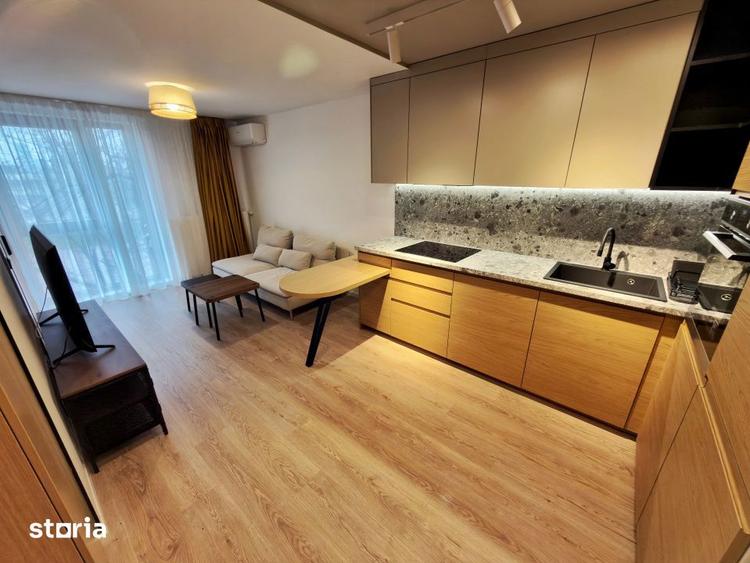 Apartament cu 2 camere, mobilat în Tei