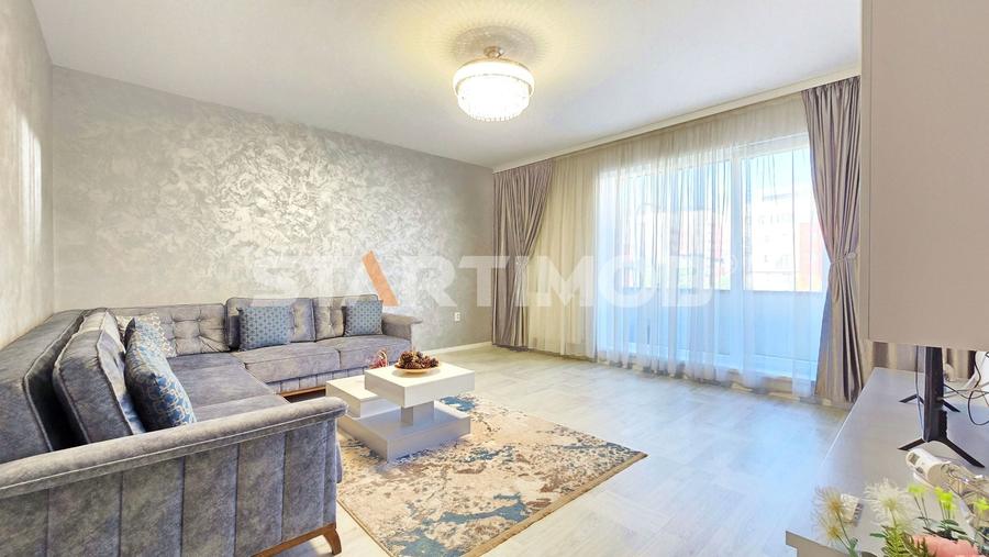 Apartament cu 3 camere decomandat, mobilat în Tractorul