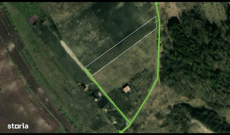 Teren cu o panorama superba,la marginea padurii ( rezervatie naturala) - 1