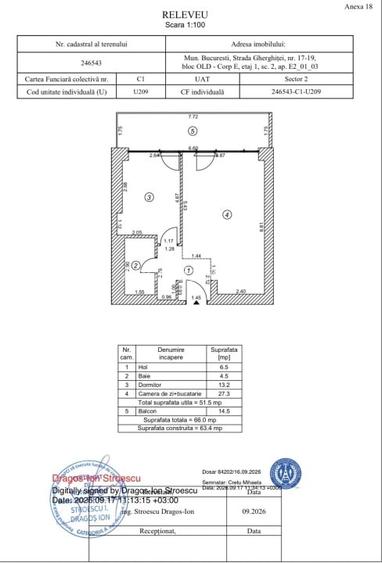 One Lake District | 2 camere | 66 mp | Balcon 14,5 mp | TVA inclus