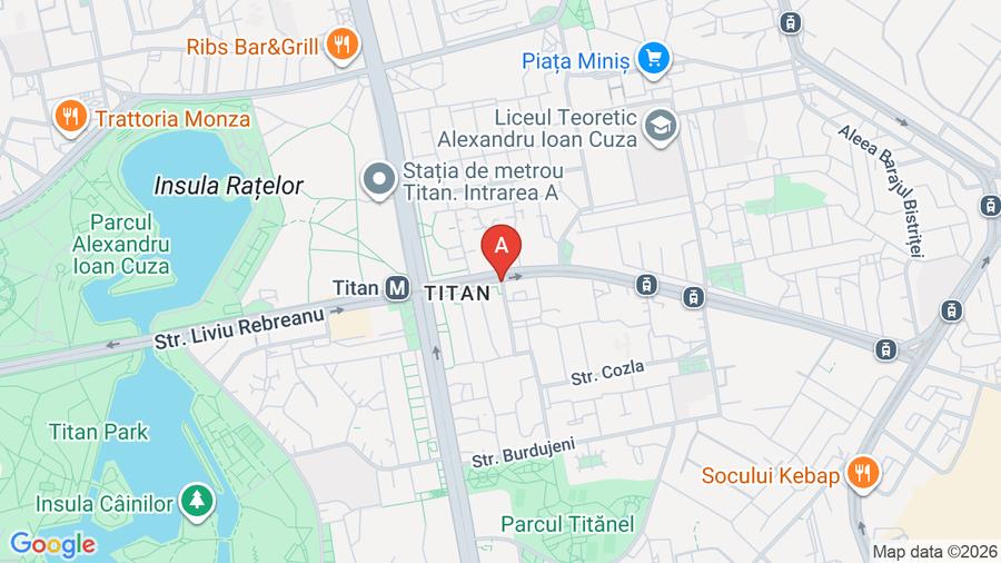 Garsonieră decomandată în Titan