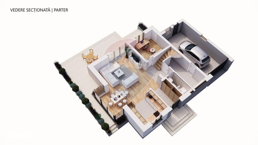 Casă cu 4 camere cu Teren 580 Mp în Stupinii Prejmerului