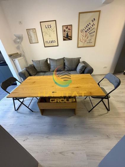 Apartament cu 2 camere nedecomandat, mobilat în Sud-Vest