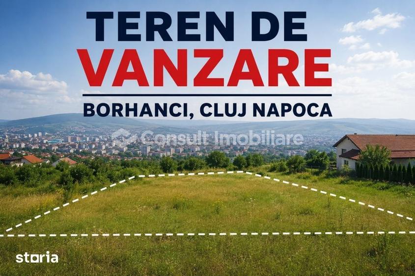 Teren de 1121 mp, în Borhanci