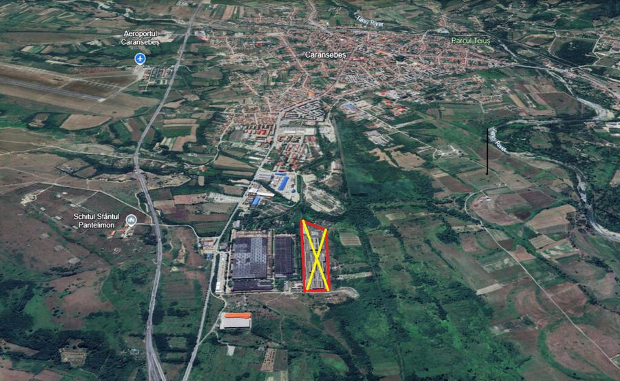 Teren de 77243 mp, în Central