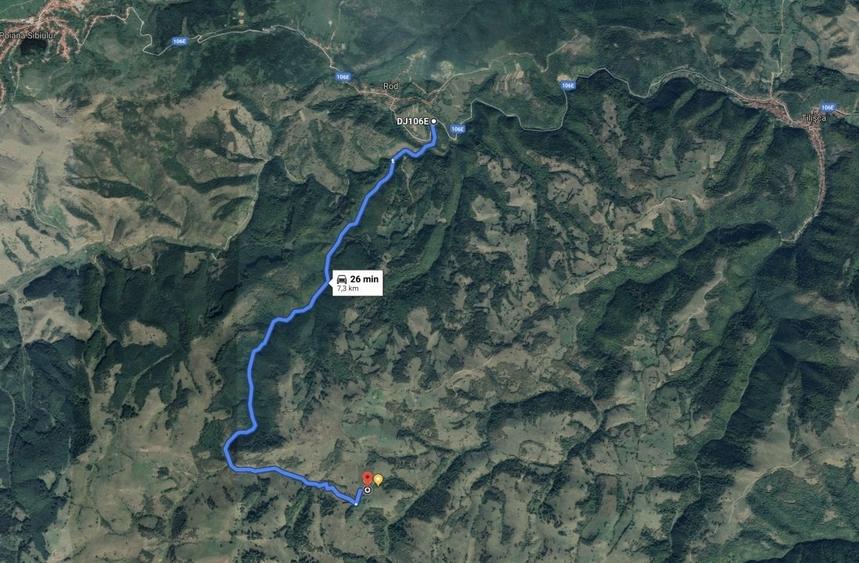 Teren agricol extravilan de 36000 mp, în Tilișca