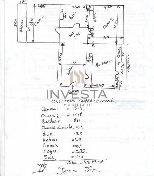 Apartament cu 2 camere decomandat, mobilat în Grigorescu — fotografia 1