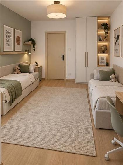 Apartament cu 3 camere semidecomandat în Giurgiului