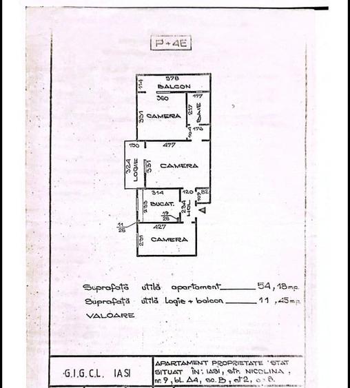 Apartament cu 3 camere semidecomandat, mobilat în Podu Roș