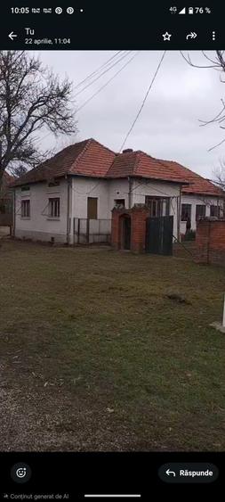 Casă individuală cu 4 camere cu Canalizare în Topolovățu Mare
