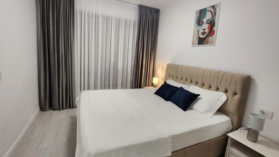Apartament cu 2 camere semidecomandat, mobilat în Pipera