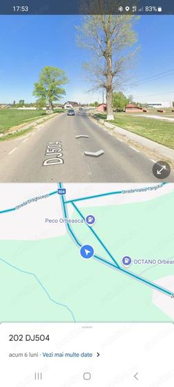 Teren de 2000 mp, în Orbeasca