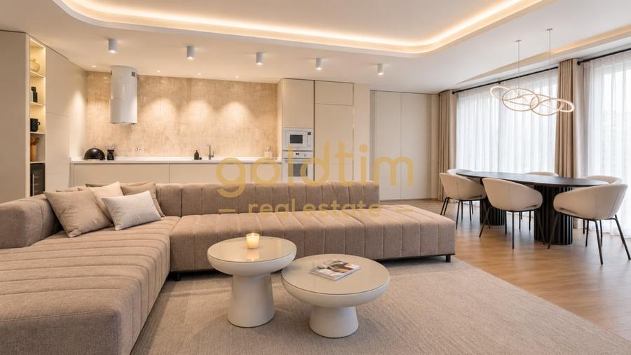 Apartament cu 3 camere decomandat, mobilat în Herăstrău