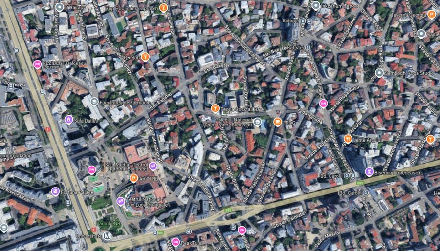 Teren Construcții intravilan de 764 mp, în P-ța Universității