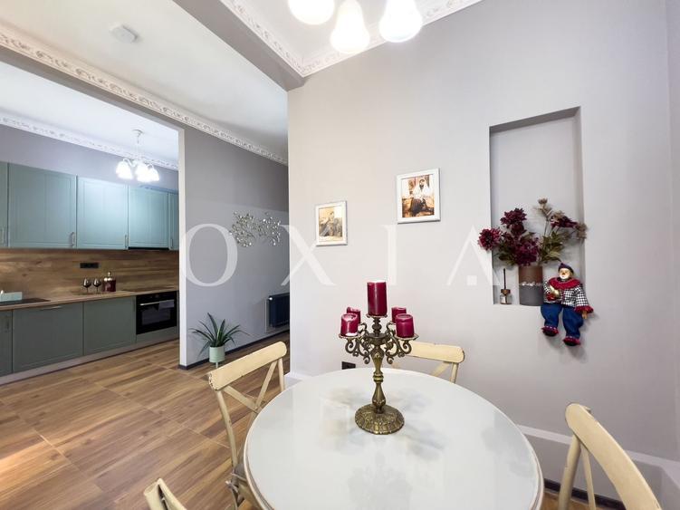 Apartament cu 2 camere semidecomandat, mobilat în Central