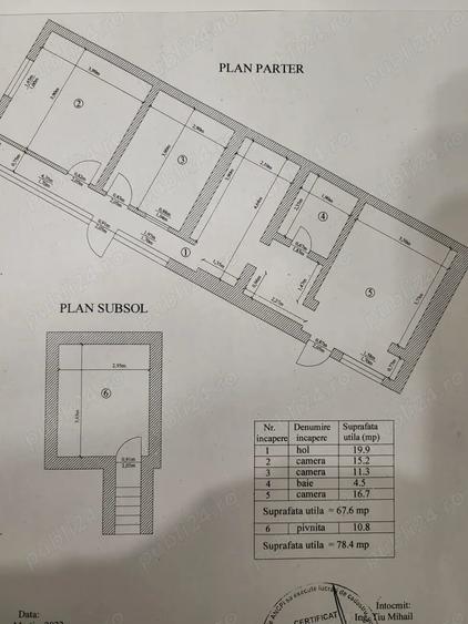Casă cu 2 camere cu Teren 550 Mp în Tărlungeni