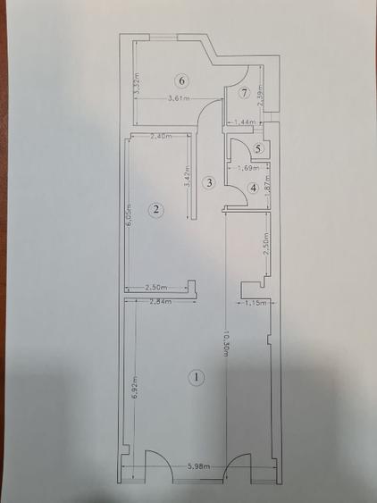 Spațiu comercial, 88 mp în Central