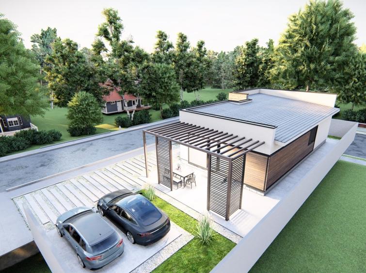Casă individuală cu 3 camere cu Teren 275 Mp în Berceni