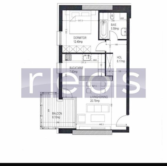 Apartament cu 2 camere în Herăstrău