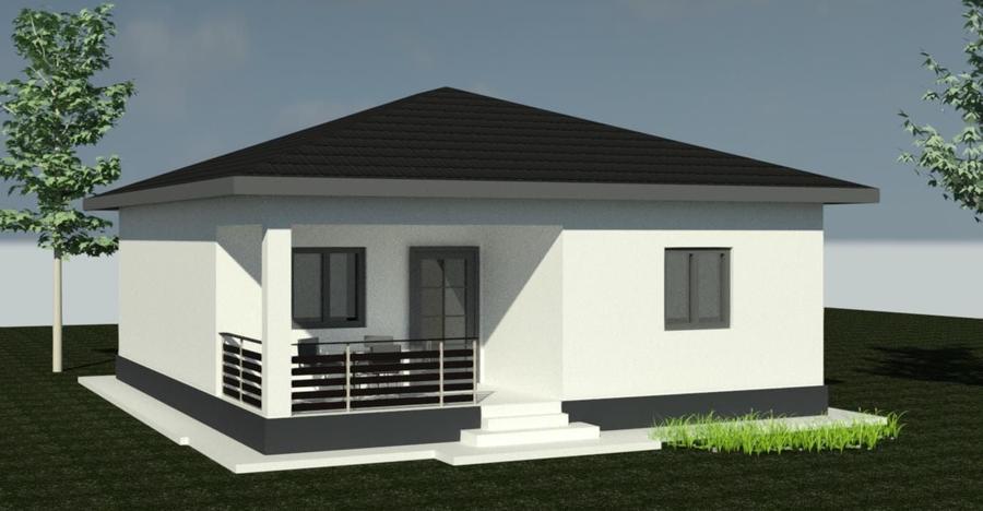 Casa la rosu de vanzare Podari - 2
