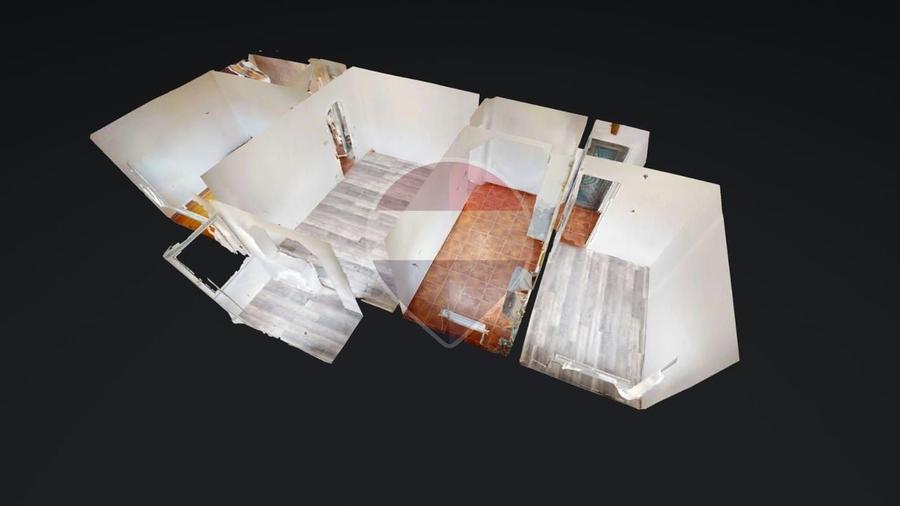 Apartament cu 3 camere semidecomandat în Sud