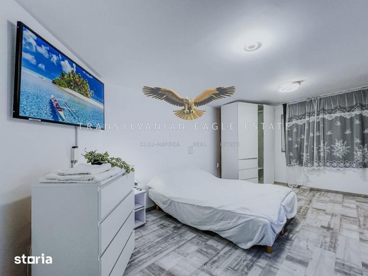 Apartament cu 3 camere semidecomandat, mobilat în Între Lacuri