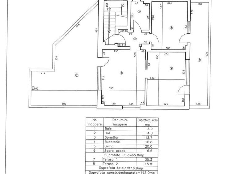Apartament cu 2 camere decomandat, mobilat în Gării