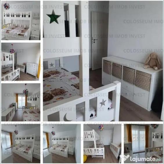Apartament cu 3 camere decomandat, mobilat în Tractorul