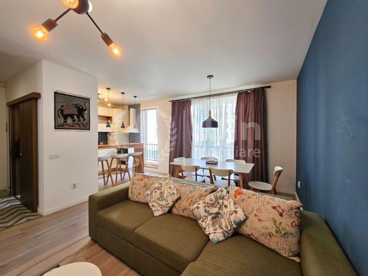 Apartament cu 2 camere semidecomandat, mobilat în Andrei Mureșanu
