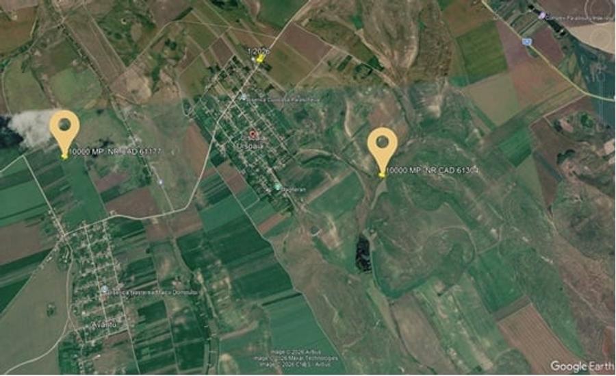 Teren agricol extravilan de 2 mp, în Românești