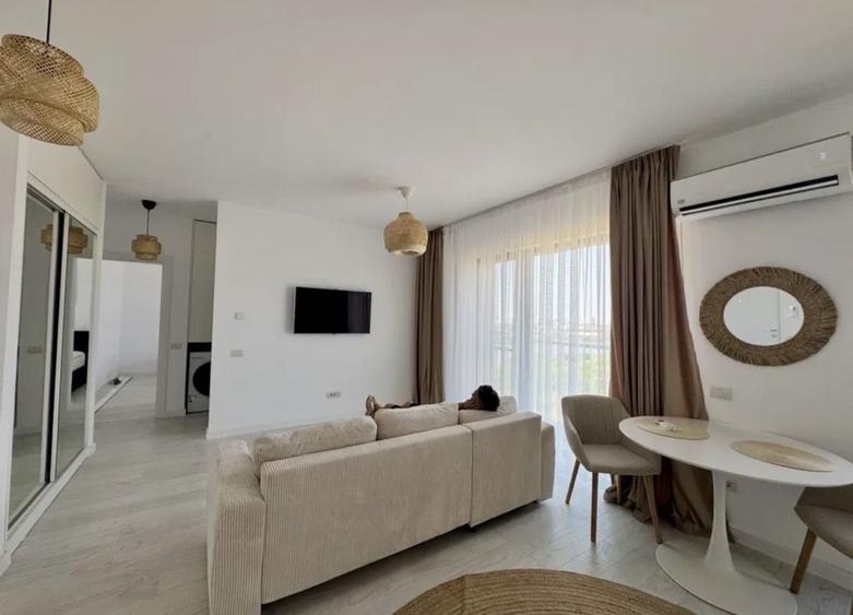 Apartament cu 2 camere semidecomandat, mobilat în Fundeni