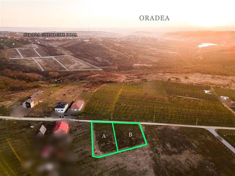 Teren intravilan de 915 mp, în Podgoria