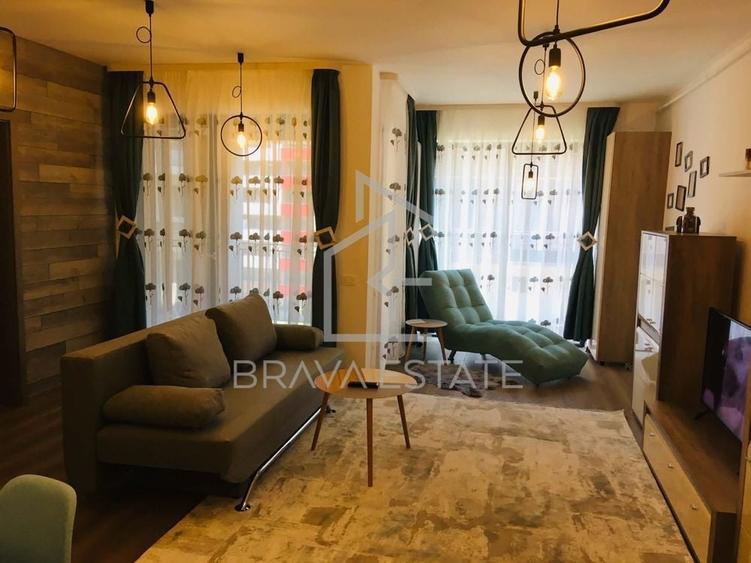 Apartament cu 2 camere semidecomandat, mobilat în Bună Ziua