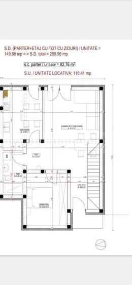 Duplex cu 4 camere cu Teren 290 Mp în Giroc