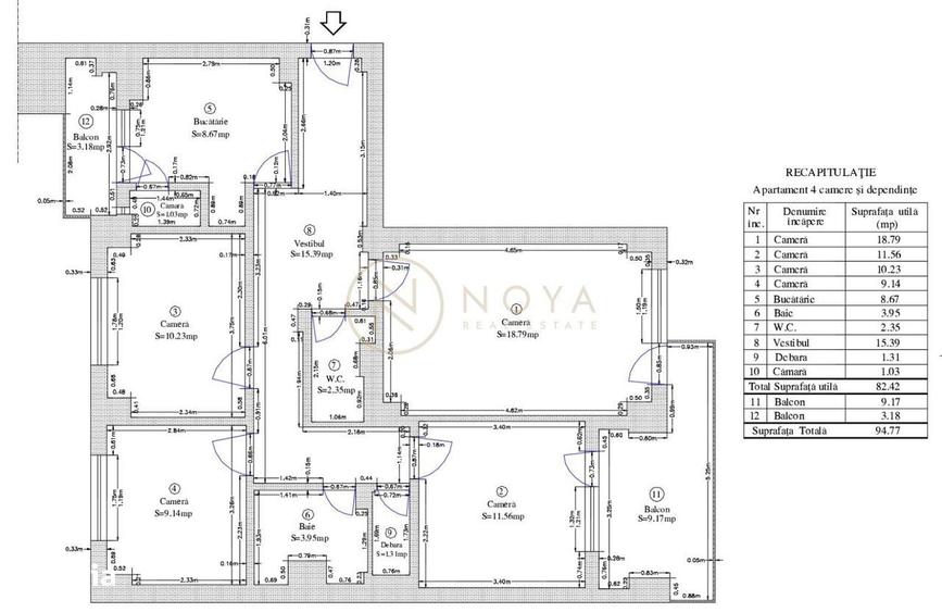 Apartament cu 4 camere decomandat în Lacul Tei
