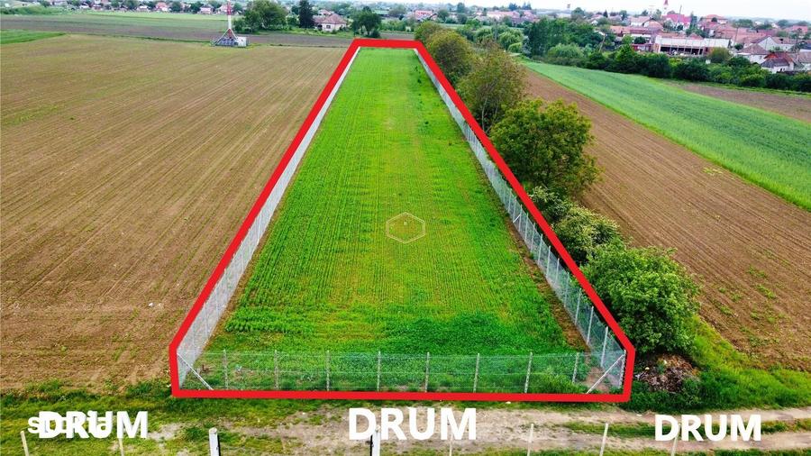 Teren de 3600 mp, în Burdea