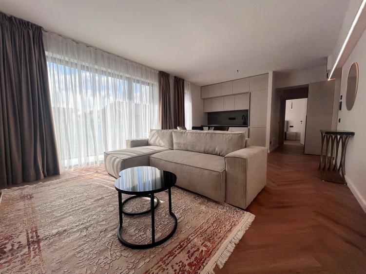 Apartament cu 2 camere decomandat, mobilat în Băneasa — fotografia 1