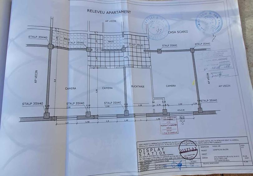 Apartament cu 3 camere decomandat în Pecinișca