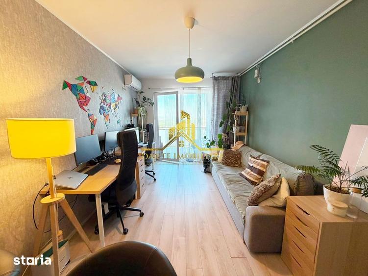 Apartament cu 2 camere semidecomandat, mobilat în Bună Ziua