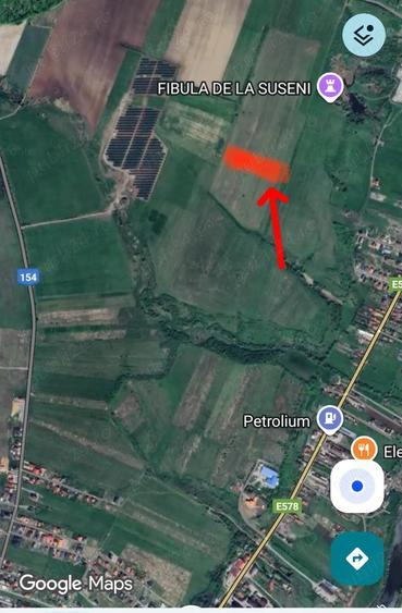 Teren de 5800 mp, în Suseni