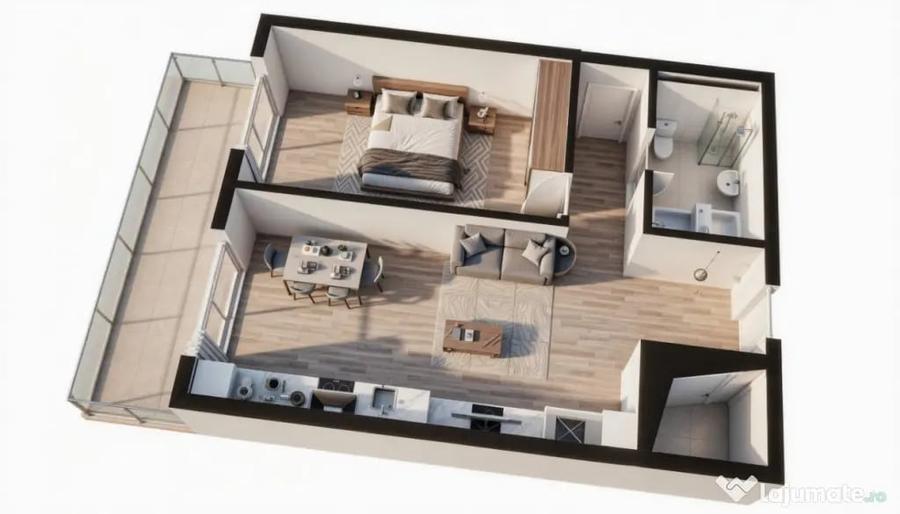 OPORTUNITATE! Ansamblu NZEB! 2 Camere si terasa, Dambul-Rotu - Cluj-Napoca (Cluj) - 1