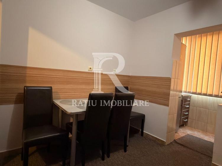 Apartament cu 2 camere semidecomandat, mobilat în Decebal