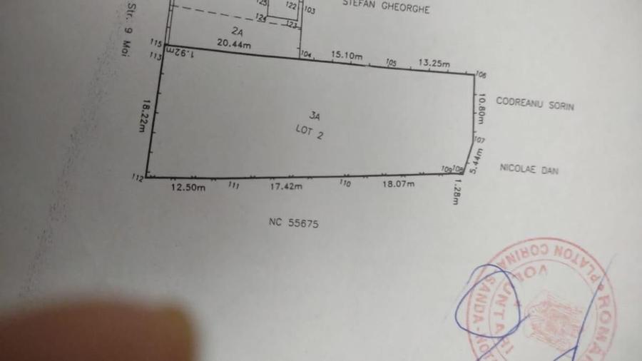 Teren Construcții intravilan de 896 mp, în Tunari