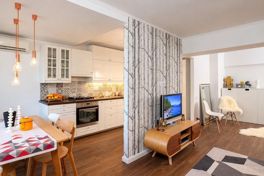 Apartament cu 3 camere, mobilat în Iancului