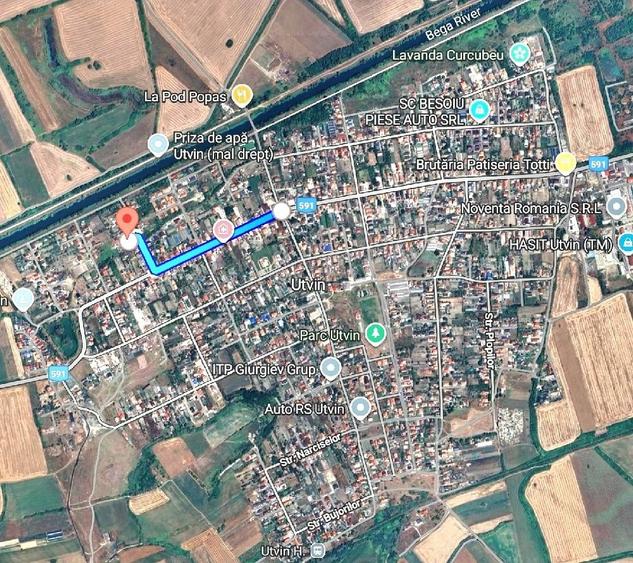 Casă cu Teren 400 Mp în Utvin
