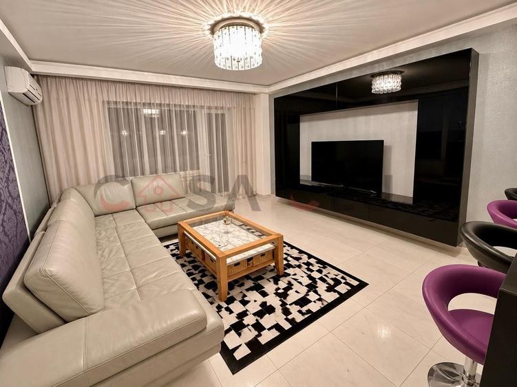 Apartament cu 2 camere semidecomandat, mobilat în Central